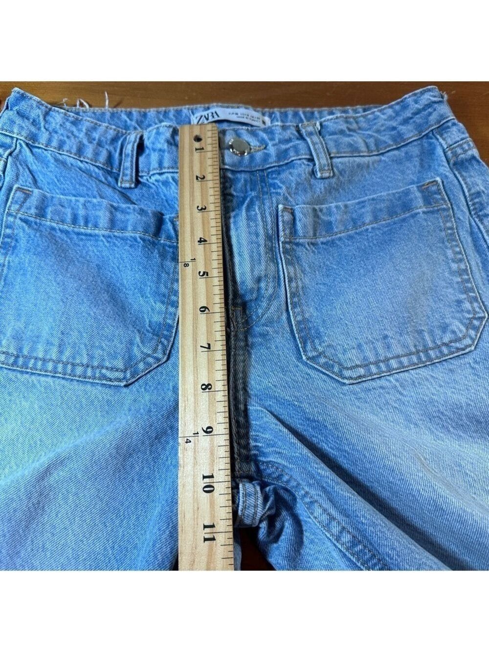 Zara Classic Blue Denim Jeans - Picture 5 of 9